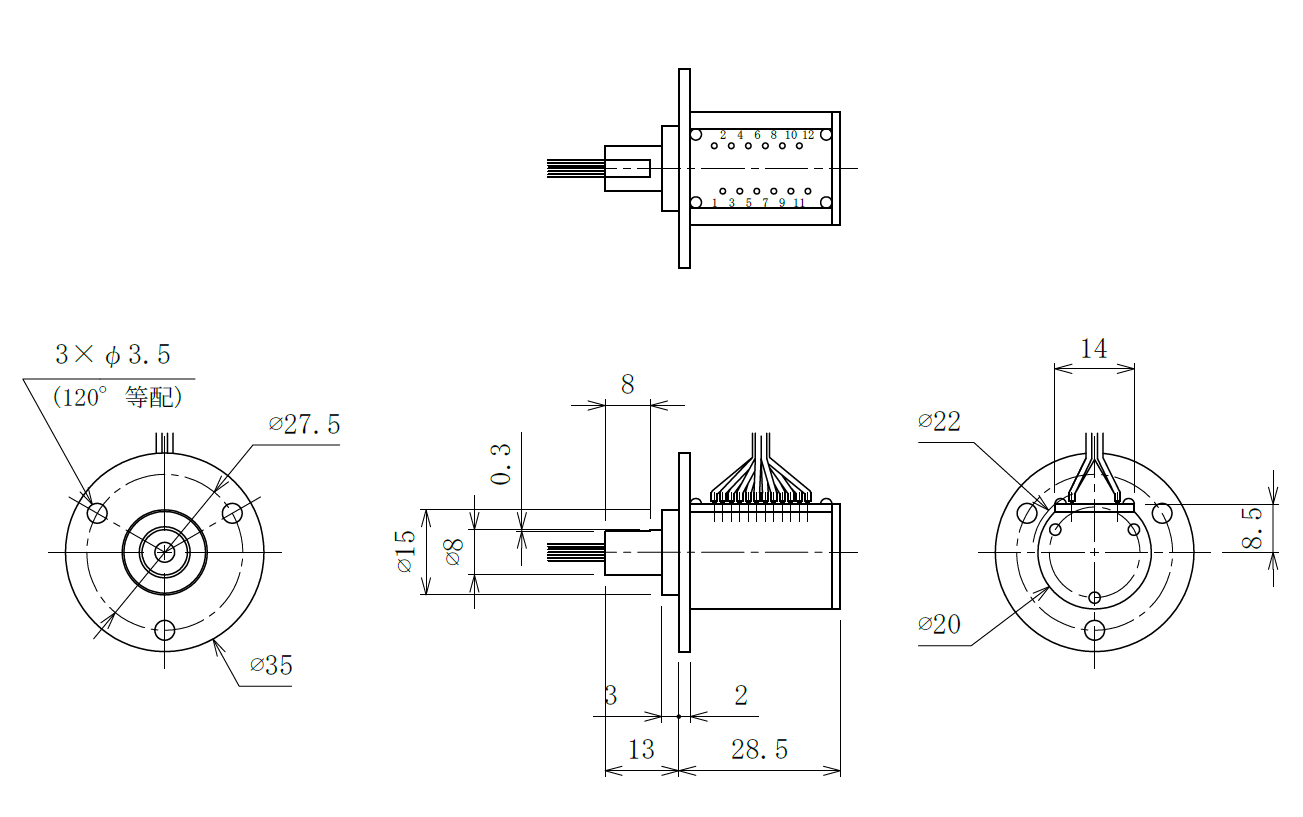 TSR 4251|スリップリングなら東京通信機材